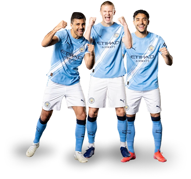 Group of football players