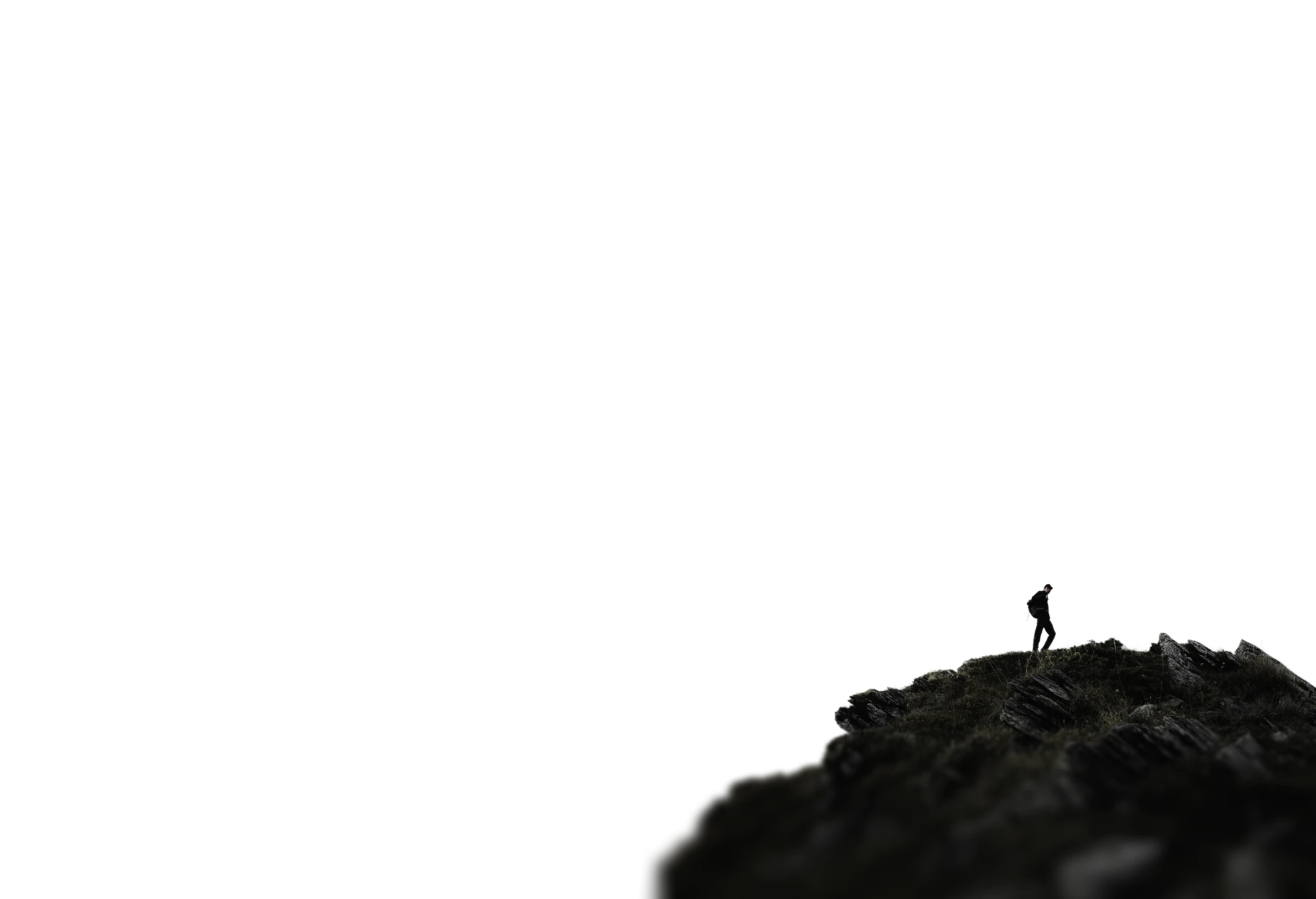 Mobile-a-person-on-the-mountain