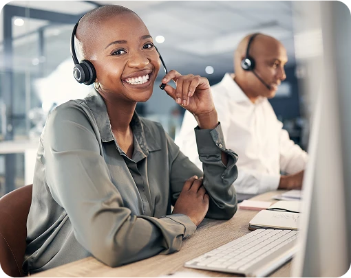 Multilingual client support card image