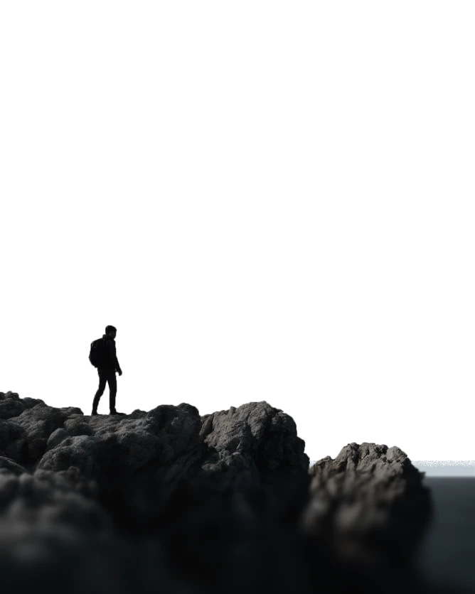 man-on-the-mountain