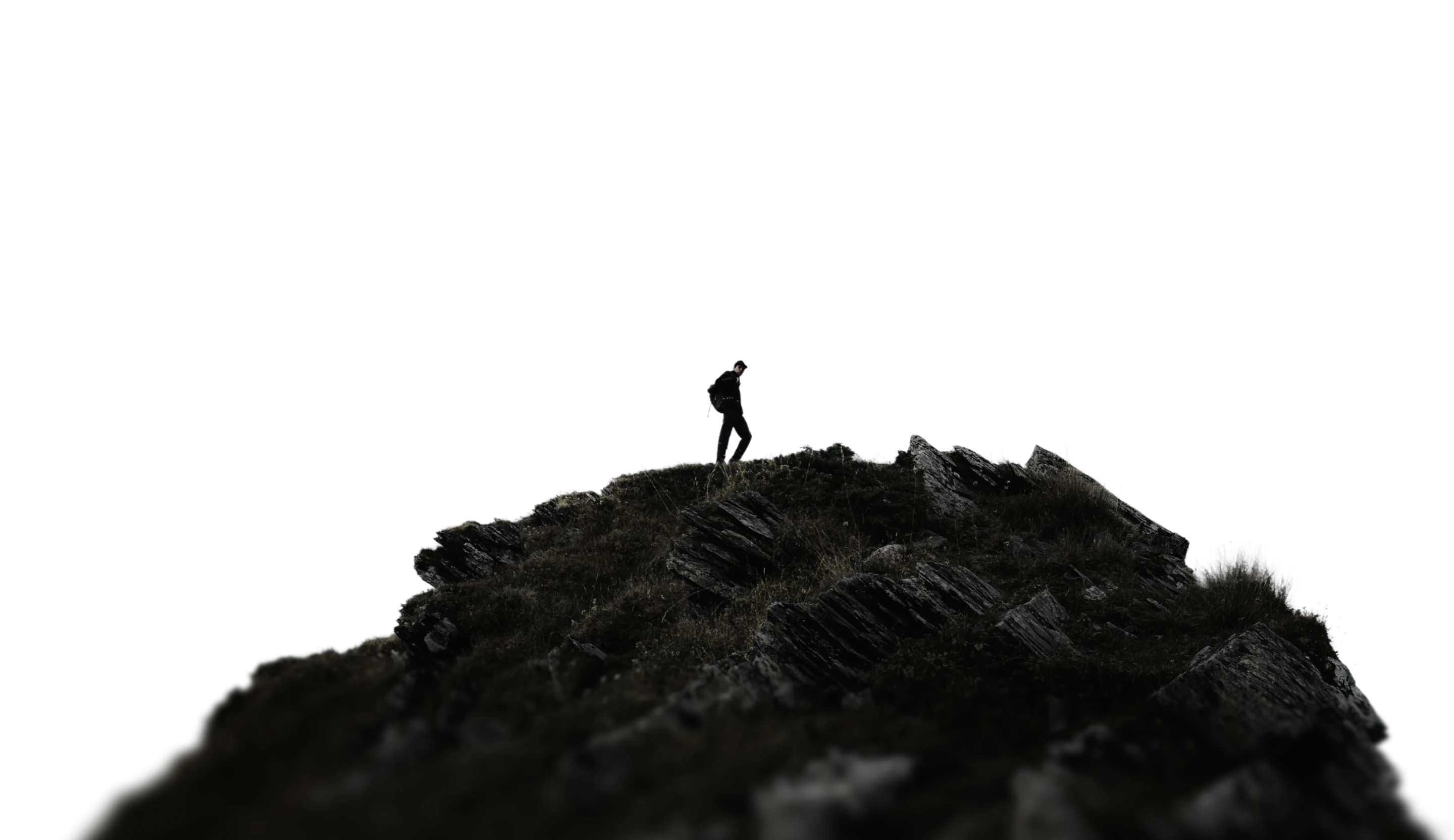 Mobile-a-person-on-the-mountain
