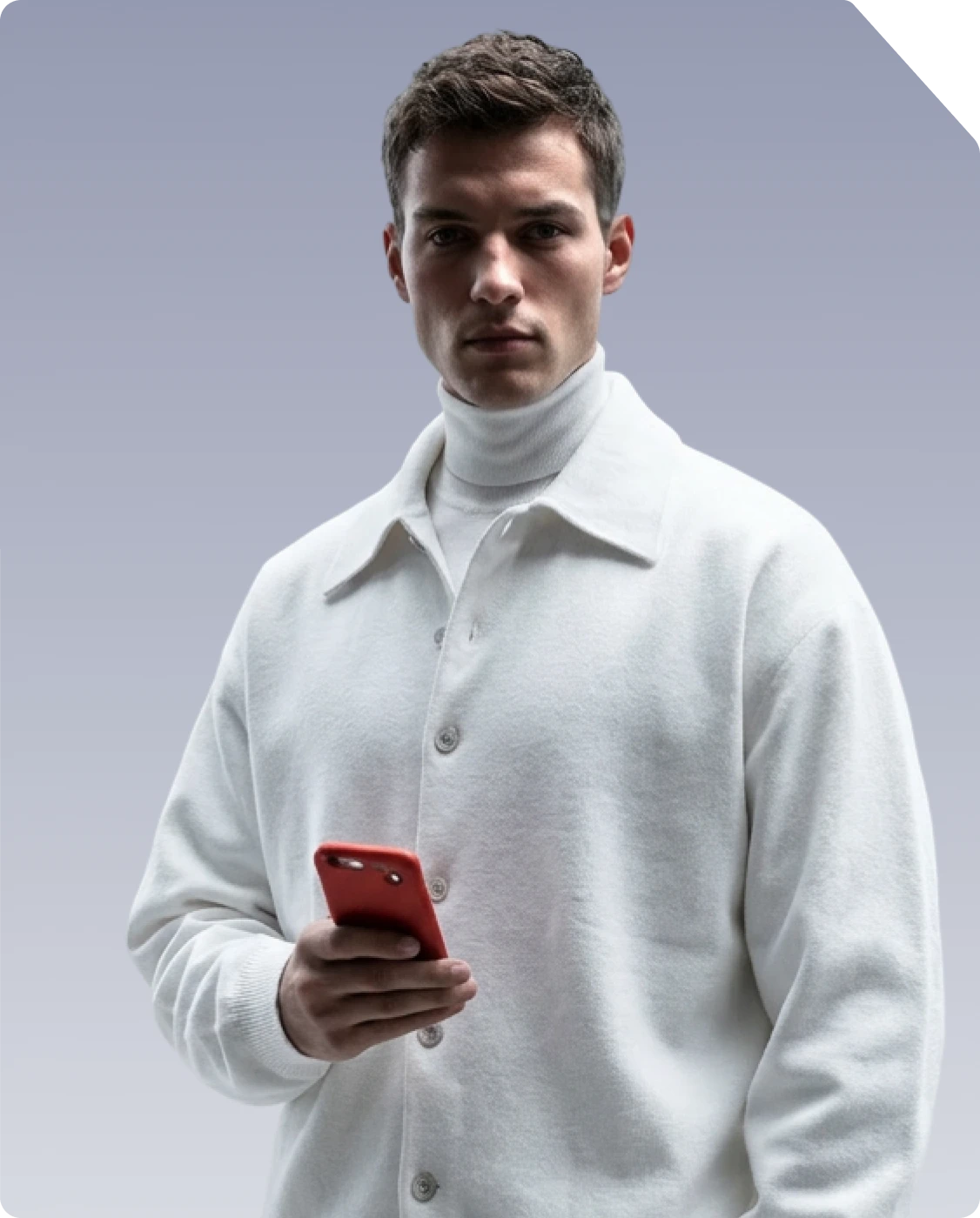 a person holding a phone