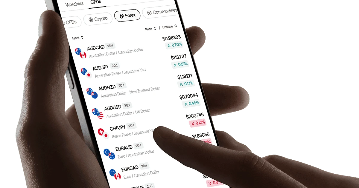mobile trading app with forex pairs
