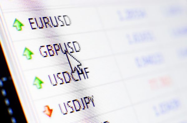 GBPUSD currency pair shown in forex trading platform