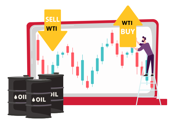 Buy and sell WTI oil CFDs