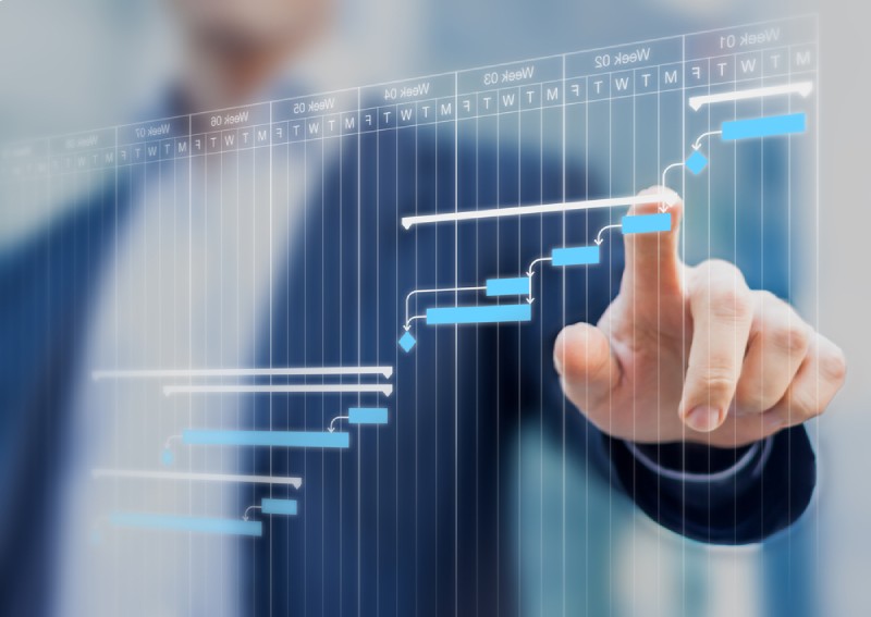 Trader using a calendar for their trading plan