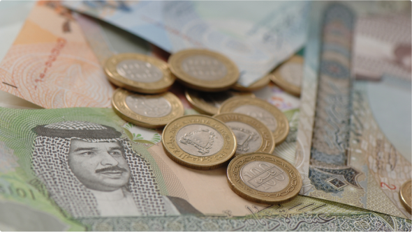 Bahraini dinar (BHD)