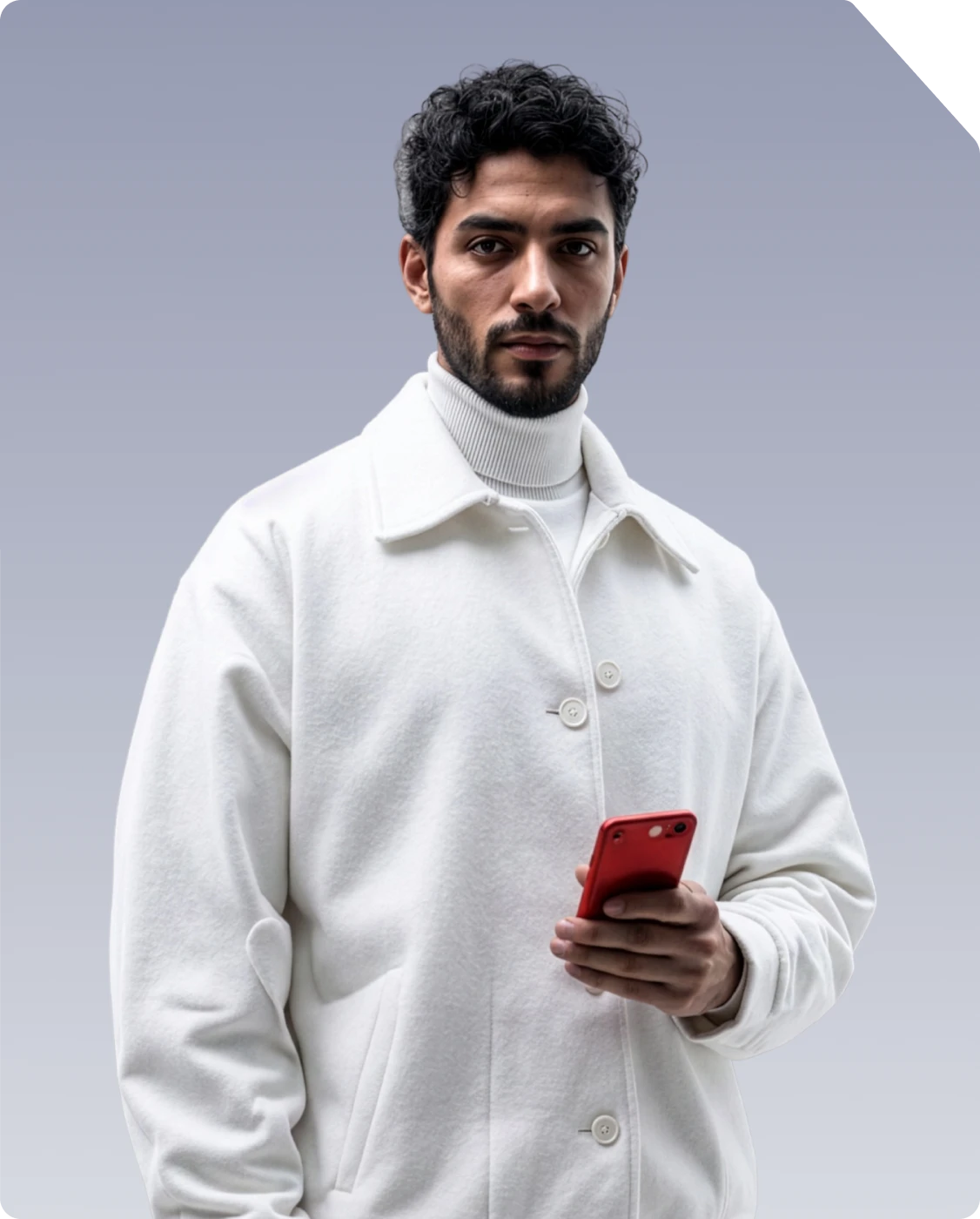 a person holding a phone